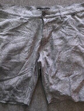 Travis Mathew Gray Patterned Hybrid Shorts